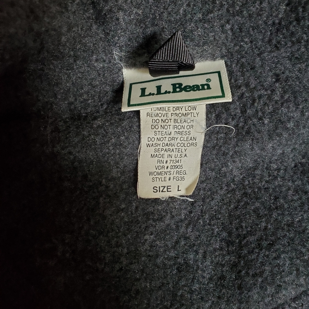 L.L. Bean Fleece Button Front Jacket - image 3